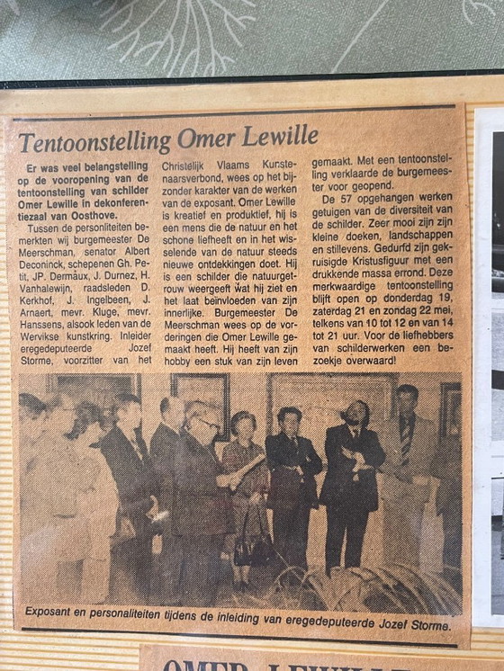 Image 1 of Olieverfschilderij van Omer Lewille