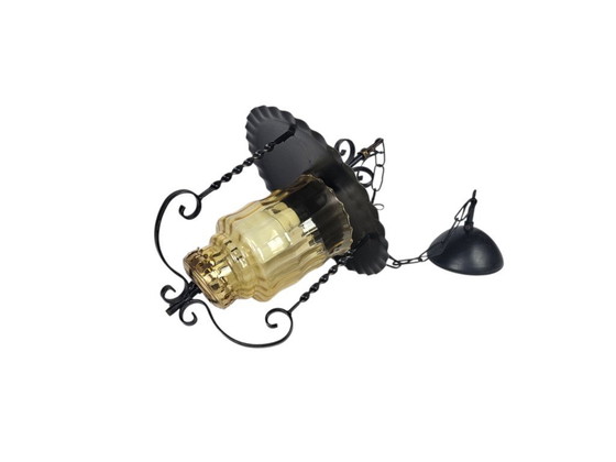 Image 1 of Design olandese - Philips Holland - Serie NPD - metallo - ambra - anni '60