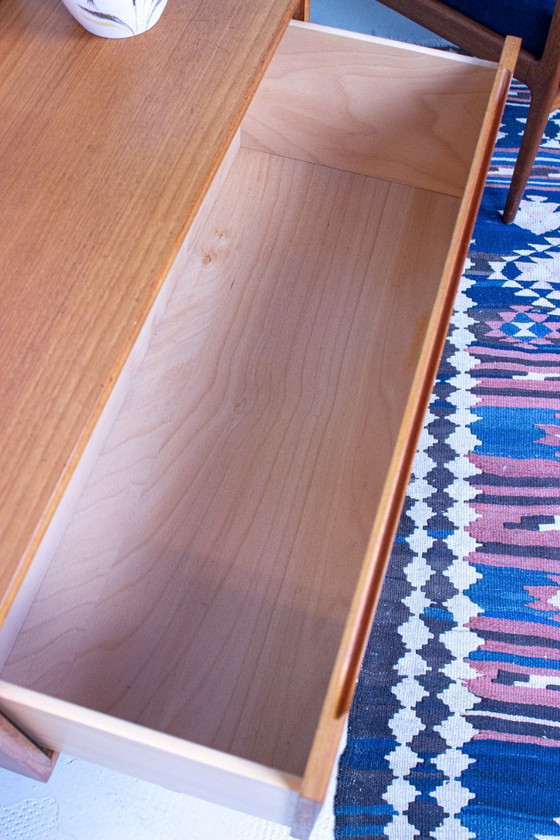Image 1 of Vintage Teak Lowboard Sideboard Chest of Drawers Danish Mid-Century 1960s
