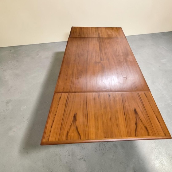 Mid-Century Teak Extendable Dining Table, Danish Design, 1960s – Wood (photo 14 of 14)