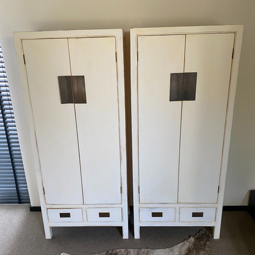 Armoire murale chinoise de marque privée (lot de 2)