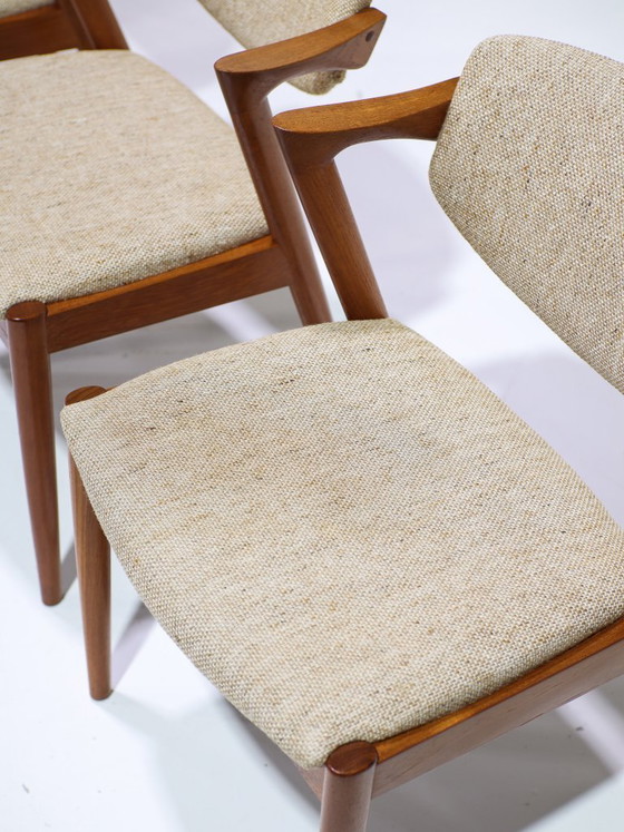 Image 1 of 6 sedie da pranzo Kai Kristiansen modello 42 in teak danese vintage