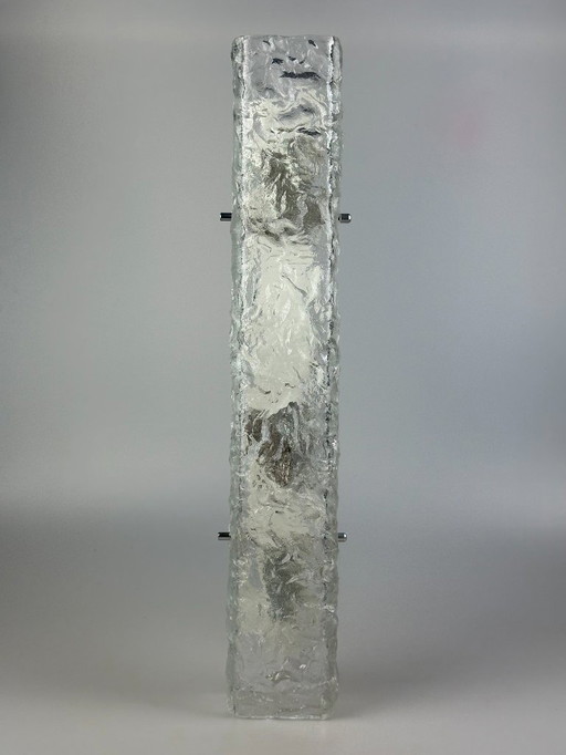 60's 70's glace verre applique murale de J.T. Kalmar Austria Design