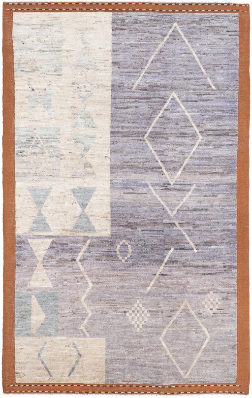 Tapis Berbère Afghan Maroc Design - Noué à la main - Style Boho Vintage 296 x 191 cm