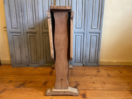 Image 1 of Mesa de cata de vinos Mesa plegable francesa del siglo XIX