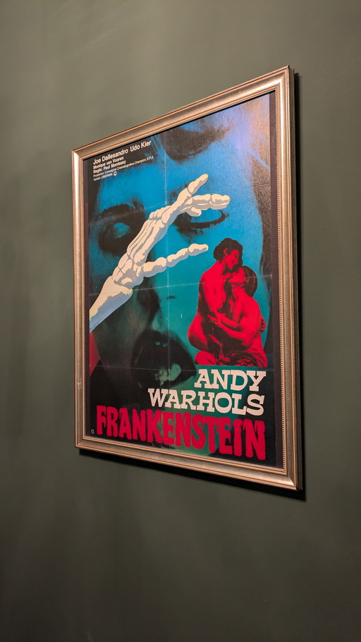 Andy Warhol's Frankenstein movie poster, vintage