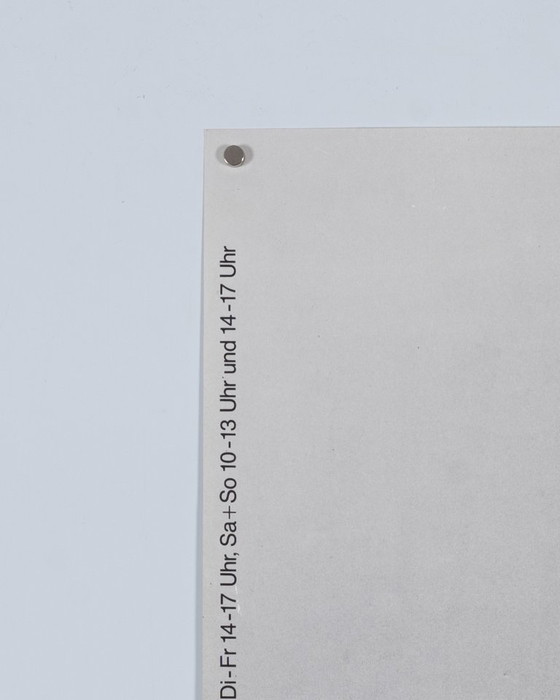 Image 1 of Erwin Wurm Forum Kunst Rottweil – 1984 Original Vintage Exhibition Poster by Erwin Wurm – Contemporary Art – 84.1x59.4 cm A1