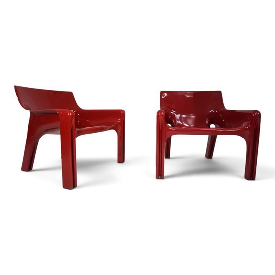 Vico Magistretti Vicario Set of 2 Lounge Chairs for Artemide, 1970 – Armchairs, Plastic (photo 2 of 20)