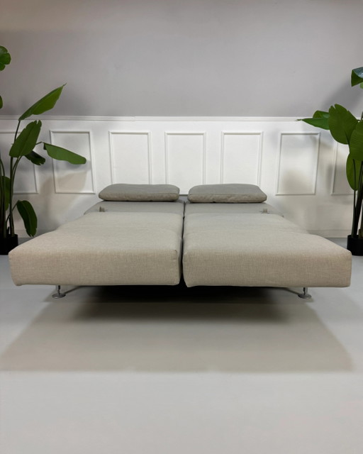 Brühl Moule Canapé Beige Grau Schlafsofa Canapé Design