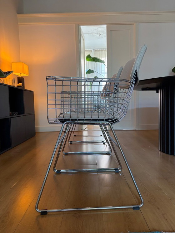 Image 1 of 4 chaises HK Living Wire + coussins d'origine