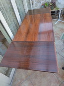 Rosewood table with extension leaves, 1960s