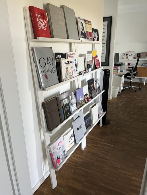 Estantería blanca (madera maciza)