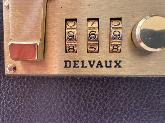 Porte-documents DELVAUX en cuir marron foncé – Autres sacs, Calfskin (photo 4 of 8)