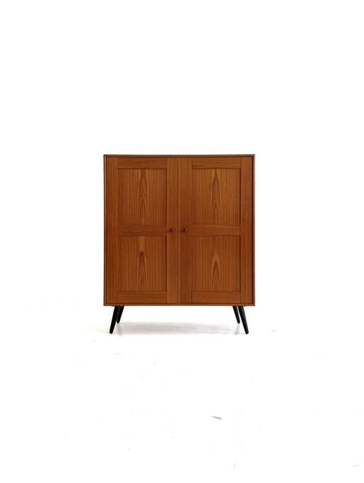 Armoire murale vintage danoise en teck, années 1960 – wandkast, Wood
