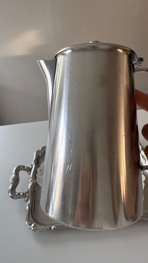 Image 1 of Vintage WMF Stainless Steel Coffee/Teapot