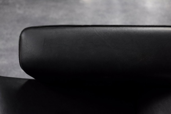 Image 1 of Vintage Mid-Century Modern Danish Black Leather Lounge Chair by Georg Thams for A/S Vejen Polstermöbelfabrik, 1960s