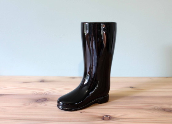 Image 1 of Vintage ceramic "boot" vase