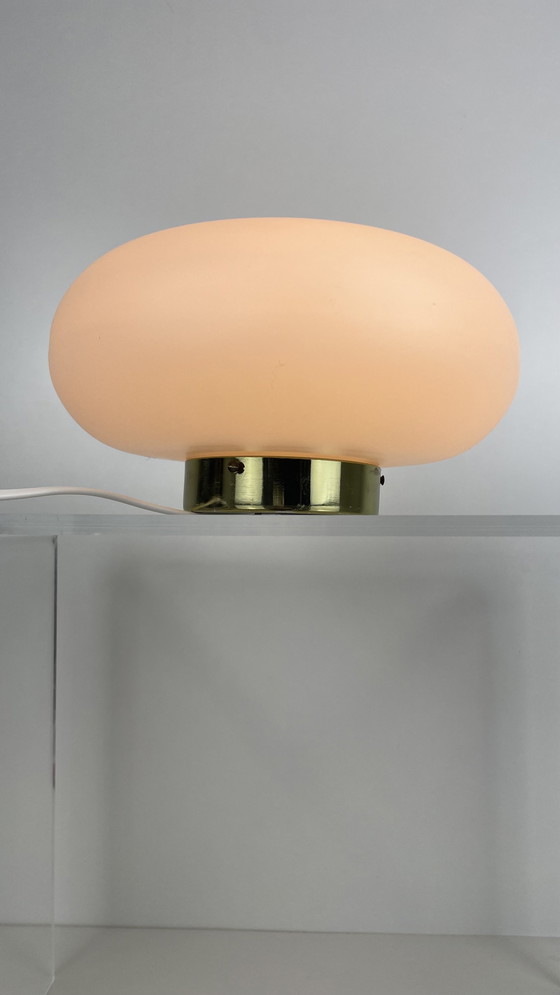 Image 1 of Vintage Raak Design Amsterdam Donut Plafondlamp Melkglas 