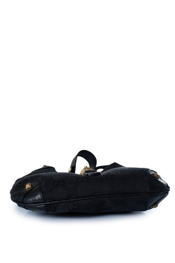 Image 1 of Gucci mini Jackie GG canvas tas in zwart