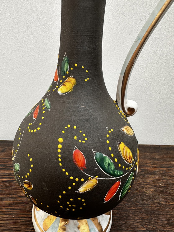 Image 1 of Vintage Soliflore Vase/Aiguillere - Hubert Becquet Quaregnon