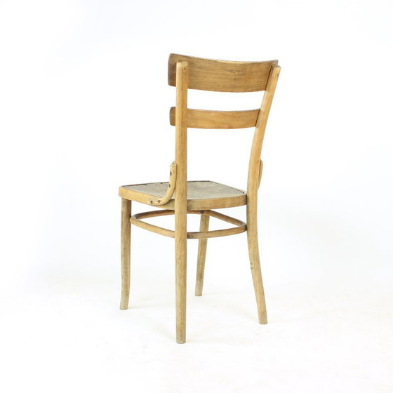 Image 1 of Vintage bistrostolen van gebogen hout van Thonet, jaren 1920