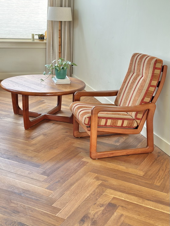 Poltrona vintage di design danese EMC in legno di teak, anni '50/'60/'70 – Poltrone, Wood, Textile (photo 11 of 15)