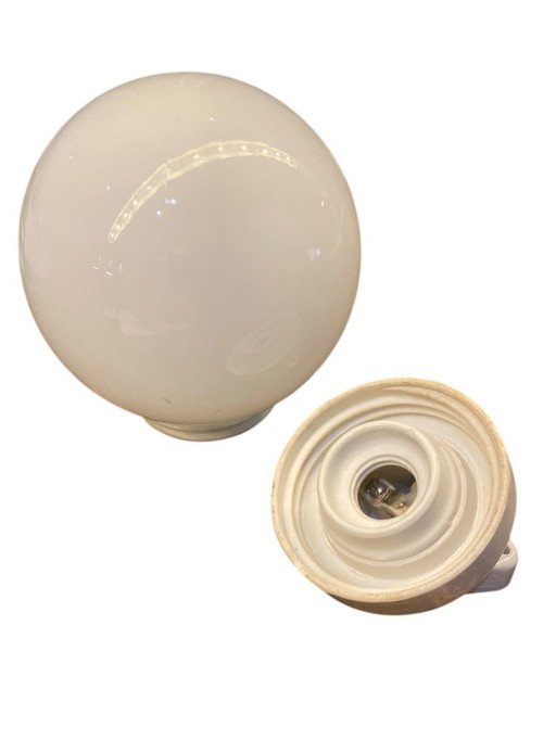 Art Deco globe lamps (3 in stock)