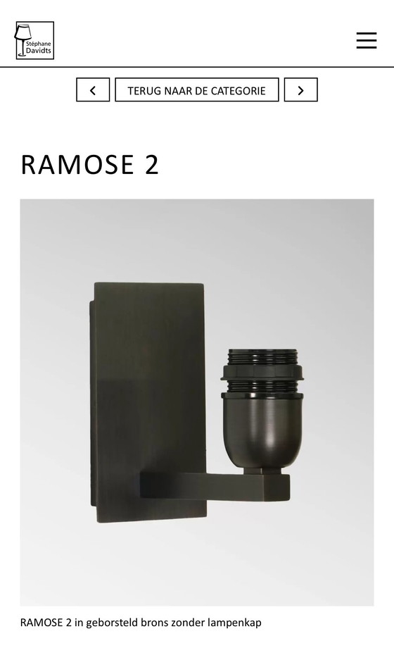 Image 1 of Stephane Davids wall lighting 3 pieces