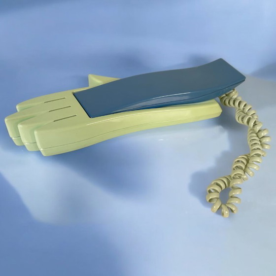 Image 1 of Telefono Cresta Modell 100 del 1980 progettato per Vroom e Dreesmann Handtelefoon