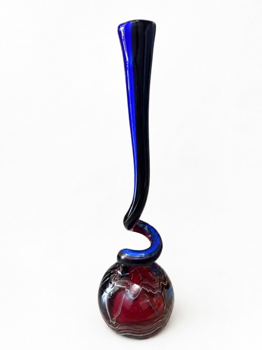 Exceptional Monumental Murano Glass Sculptural Floor Vase, circa 1985–1995.