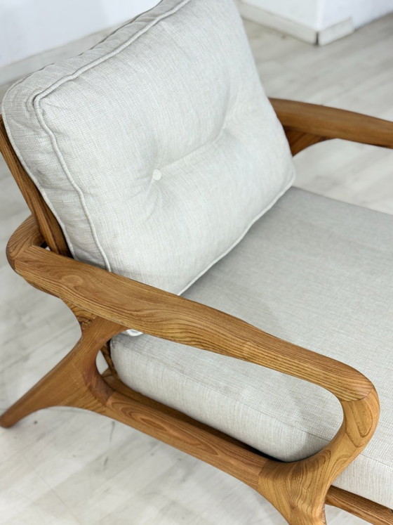 High-quality retro armchair / retro living room armchair / dining room armchair / retro vintage armchair (photo 4 of 10)