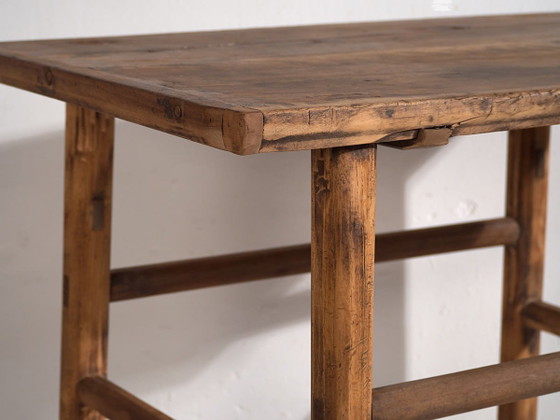 Grote antieke bijzettafel (ca. 1920) #34, Consoles, Hout, Bruin, Rustic (foto 11 van 21)