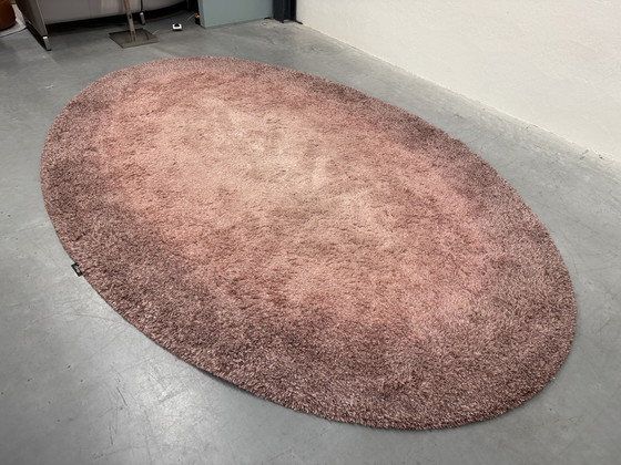 Image 1 of Tapis de signalisation Tapis ovale rose 250x380