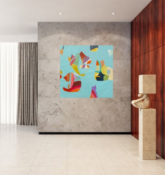 Pintura acrílica 100x100cm – Arte, Lienzo (photo 12 of 14)