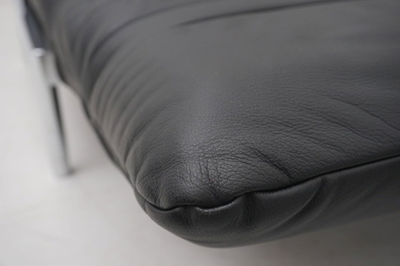 Image 1 of Sofá esquinero Rolf Benz Plura 380, sofá, taburete, cuero, negro