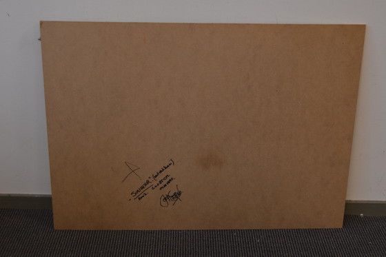 Image 1 of Ölgemälde auf einer Tafel (signiert) Joop Serno