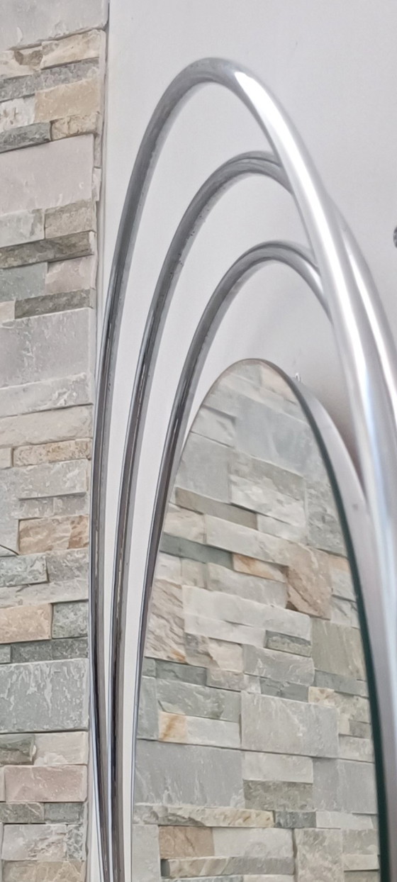 Image 1 of Miroir design space age Italie 1970s