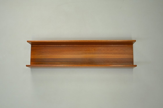 Image 1 of Mensola da parete in teak massello, Germania anni '60.