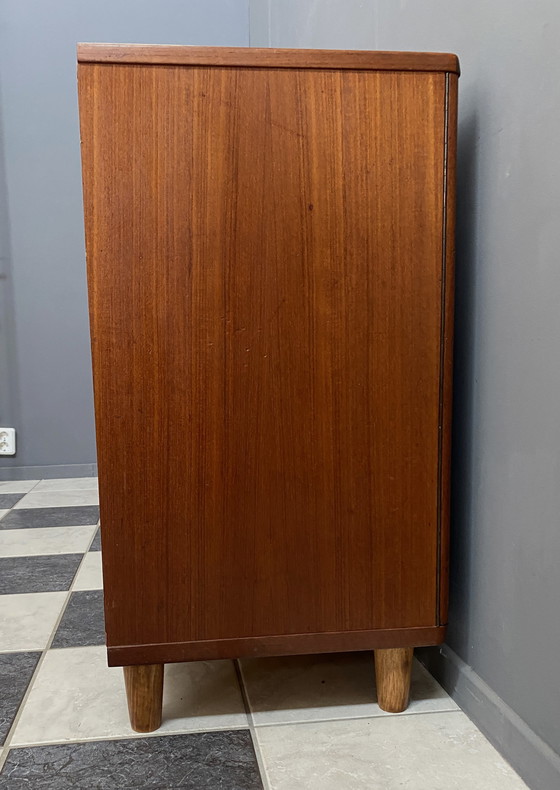 Image 1 of Buffet haut en teck danois de Lyby Mobler, années 1960