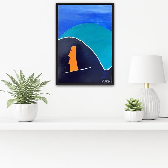 Image 1 of Acrylic on stretched canvas 55x38cm.