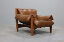 Sheriff Lounge Chair with Ottoman by Sergio Rodrigues for ISA