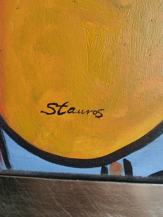 Image 1 of painting Pablo Picasso "Nature Morte" originally painted by Stauros