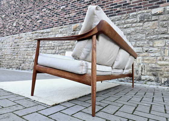 Image 1 of Divano Knoll Antimott, panche di metà secolo anni '60, divano in teak