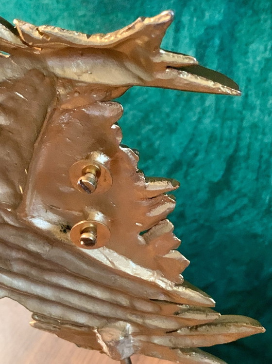 Criniere di Leone - Bronzo/Metallo Oro Fine - Philippe Cheverny (1970) – Sculture, Ottone (photo 13 of 15)