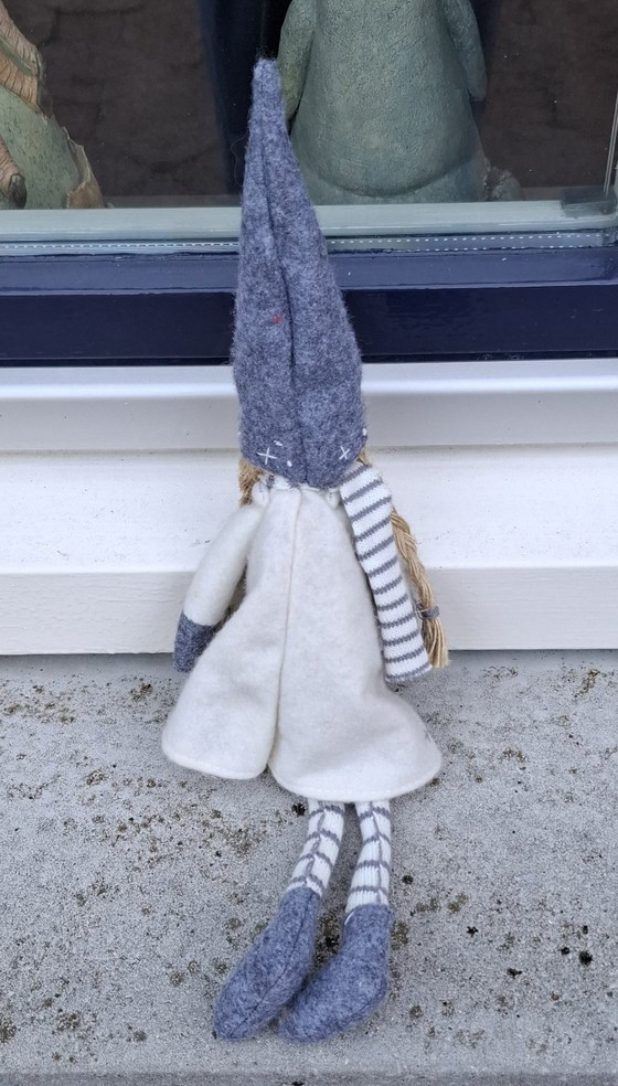 Decorative Handmade Christmas Doll.🌲 – Decorative Objects, Textile, Wool (photo 7 of 7)