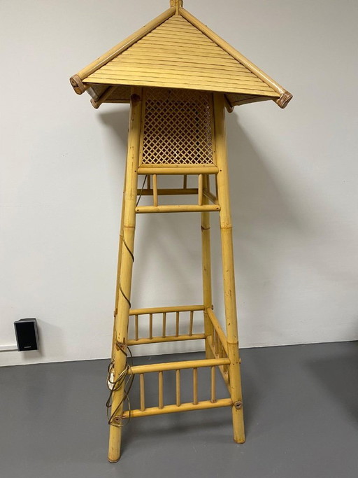 Vintage Bamboo Lamp / Table / Tray / Stool