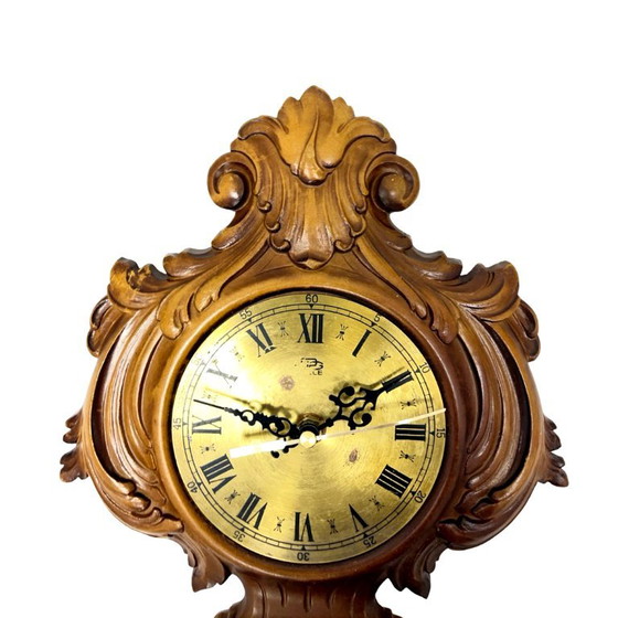 UPG Halle hanging wall clock – eclectic style, 1970s, in working order – Metal, Plastic (photo 2 of 9)