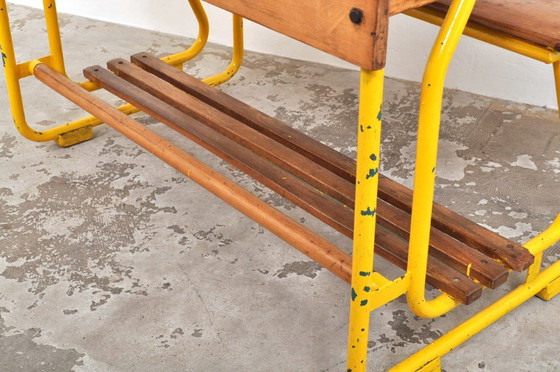 Image 1 of Banco scolastico vintage / banco scolastico anni '50