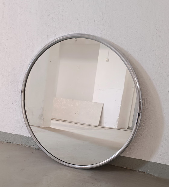 Image 1 of Art Deco round mirror 