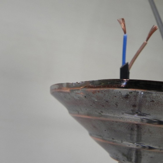 Image 1 of Art Deco hanglamp met opaline kap, jaren 30